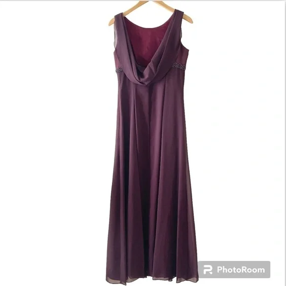 Scott McClintock vintage Low Cowl Back Gown / Dress - Picture 2 of 6